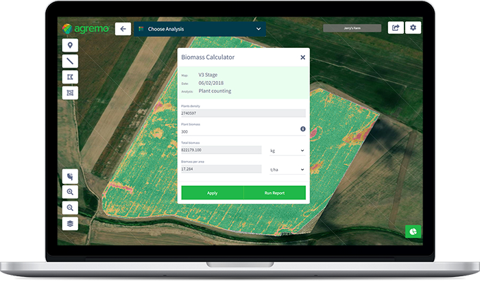 Agremo Software - Biomass Calculator