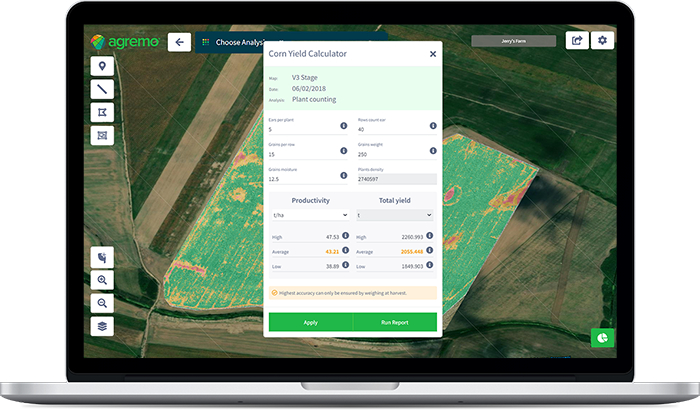 Agremo Software - Corn Calculator