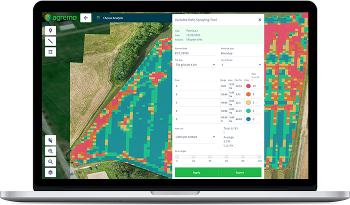 Agremo Software - Variable Rate Spraying