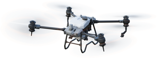DJI T40 drone for efficient crop spraying